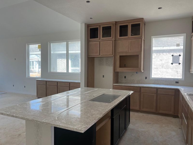 In-progress construction of a new home in Wood Leaf Reserve, Tomball, TX (Image 16).