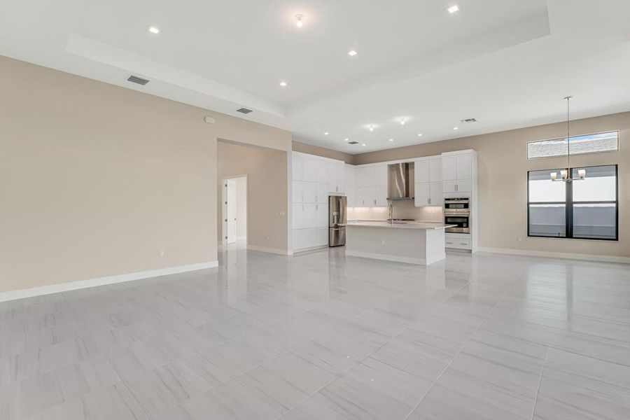 Furnished interior view inside a new home in Apex at Avenir, Palm Beach Gardens (Image 6). Furnished interior view inside a new home in Apex at Avenir, Palm Beach Gardens (Image 6).