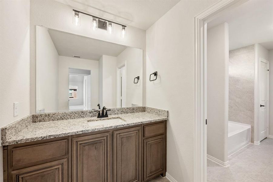 Furnished interior view inside a new home in Mockingbird Hills 60-65, Joshua (Image 10). Furnished interior view inside a new home in Mockingbird Hills 60-65, Joshua (Image 10).