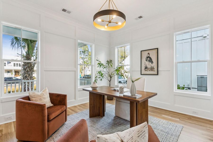 Furnished interior view inside a new home in Riverside at Carolina Park, Mount Pleasant (Image 10).