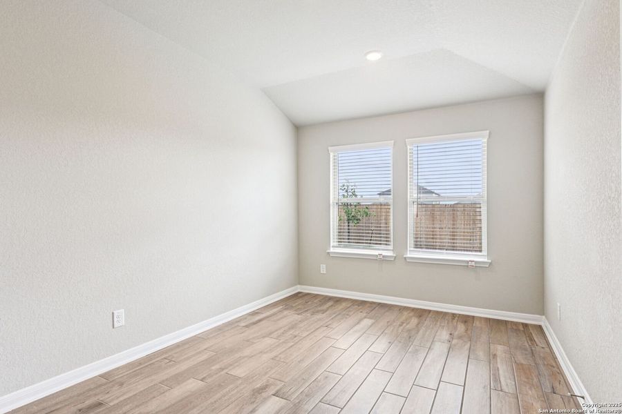 Spacious, unfurnished interior of a new home in Legendary Trails - Premier Series, Cibolo (Image 26). Spacious, unfurnished interior of a new home in Legendary Trails - Premier Series, Cibolo (Image 26).