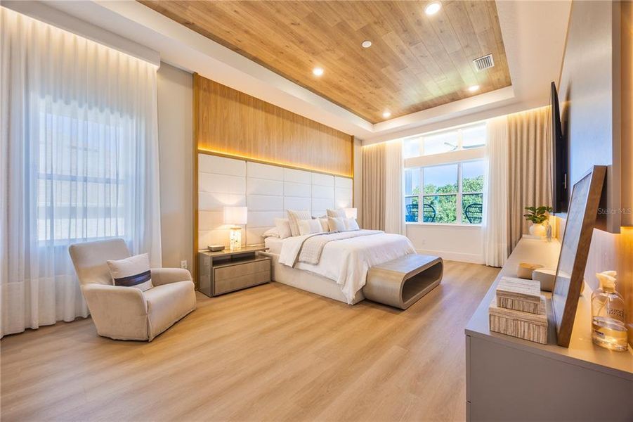 Furnished interior view inside a new home in Avalon Ridge, Winter Garden (Image 38).