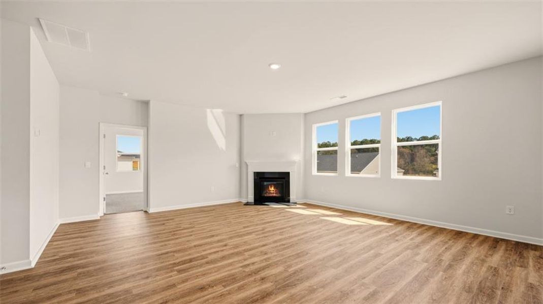 Spacious, unfurnished interior of a new home in Preserve at Dove Creek, Statham (Image 33). Spacious, unfurnished interior of a new home in Preserve at Dove Creek, Statham (Image 33).
