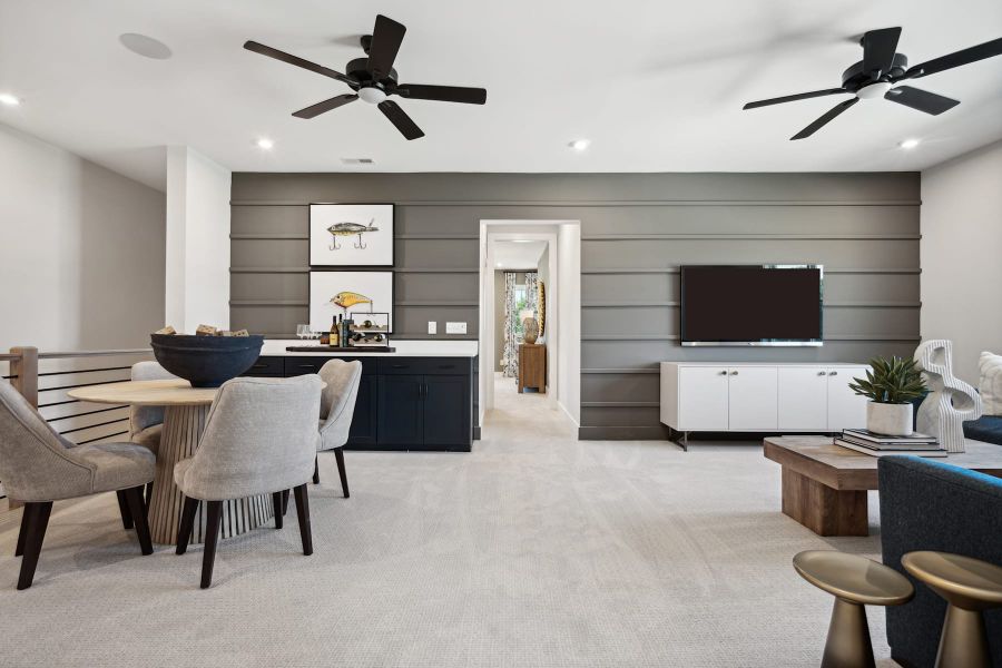 Representative furnished interior of a home built from the Torrence by Tri Pointe Homes in Seven Oaks, Belmont (Image 22).