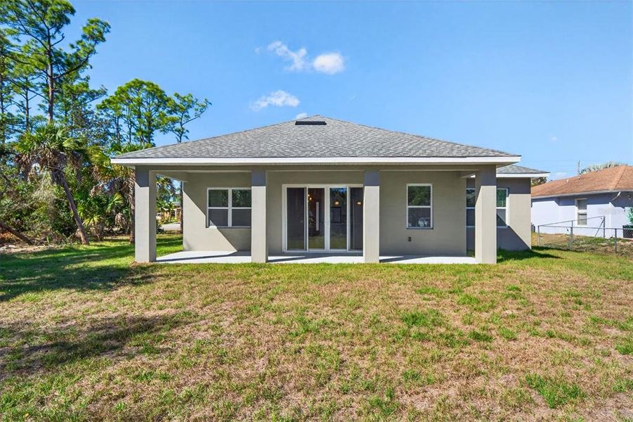 Exterior details and patio area of a home in , North Port (Image 25). Exterior details and patio area of a home in , North Port (Image 25).