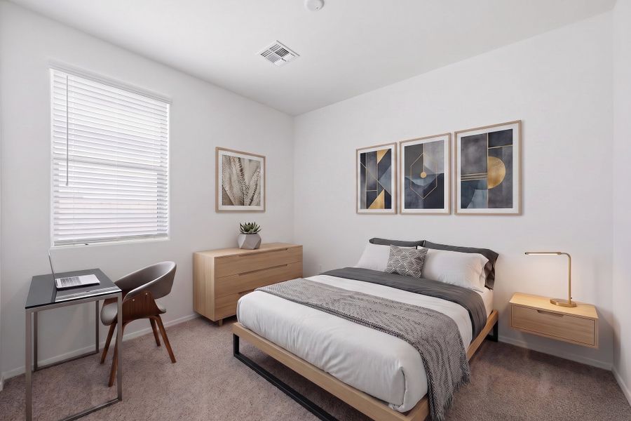 Furnished interior view inside a new home in Marbella at Windrose, Waddell (Image 10).