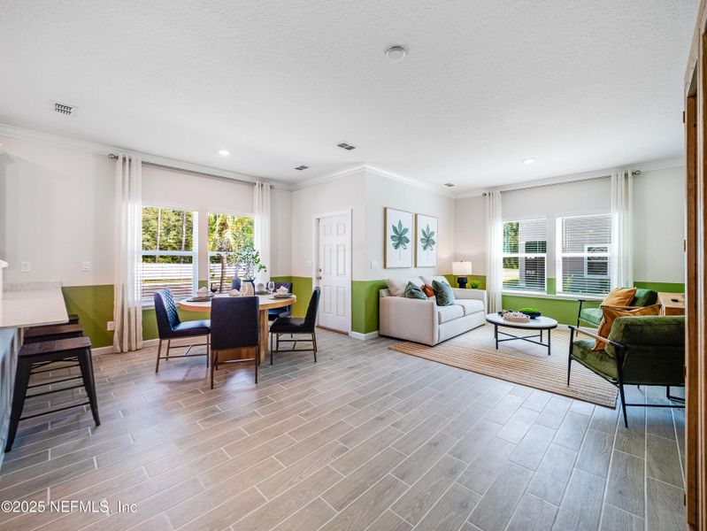 Furnished interior view inside a new home in , St. Augustine (Image 25).