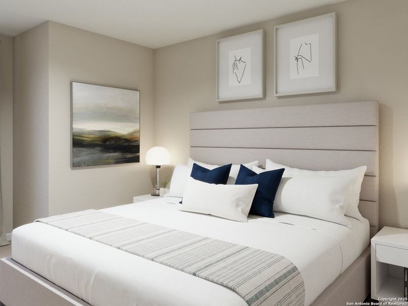 Furnished interior view inside a new home in Katzer Ranch, Converse (Image 11).