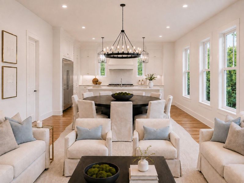 Open Floor Plan- Living, Dining, Kitchen