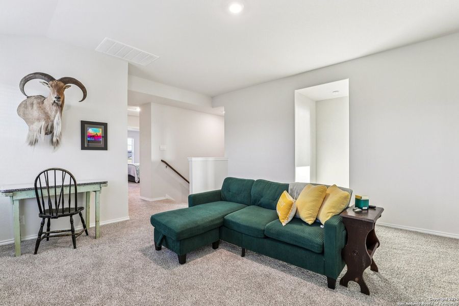 Furnished interior view inside a new home in The Links at River Bend, Floresville (Image 12). Furnished interior view inside a new home in The Links at River Bend, Floresville (Image 12).