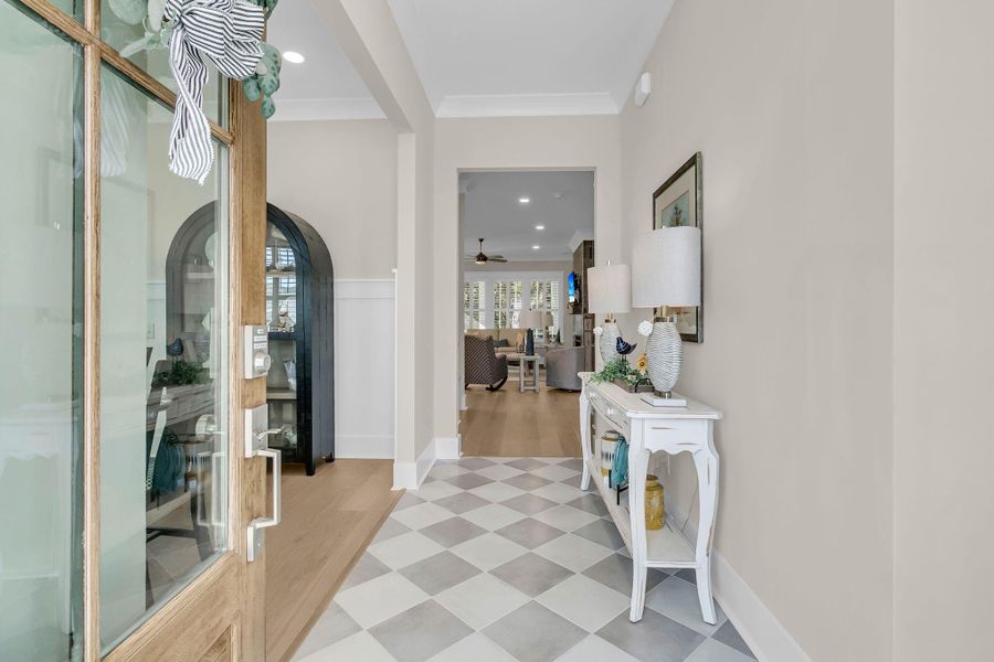 Furnished interior view inside a new home in Overlook at Copahee Sound, Awendaw (Image 41). Furnished interior view inside a new home in Overlook at Copahee Sound, Awendaw (Image 41).