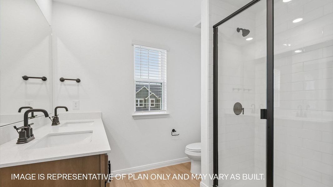 Furnished interior view inside a new home in Avery Centre, Round Rock (Image 11).