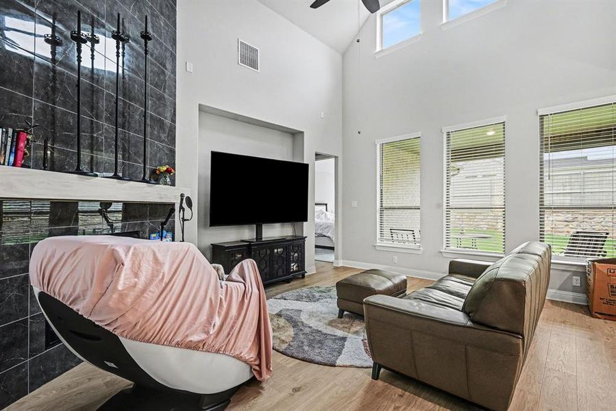 Furnished interior view inside a new home in Pecan Square, Justin (Image 16).
