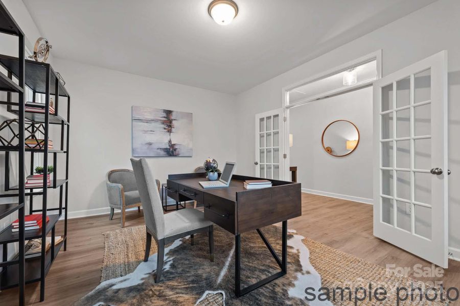 Furnished interior view inside a new home in Enclave at Belmont, Belmont (Image 11).