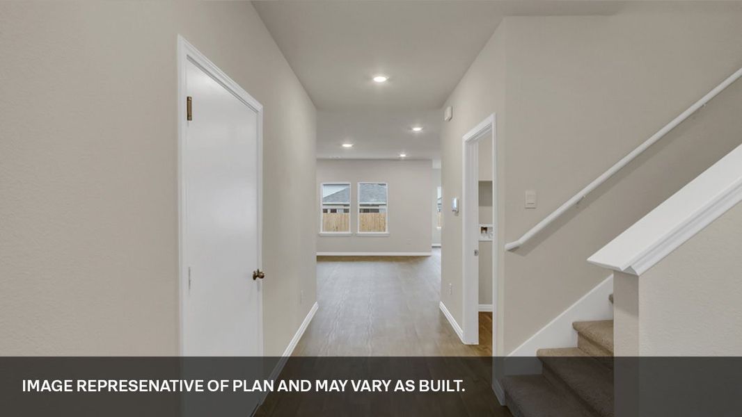 Spacious, unfurnished interior of a new home in Trails at Wildhorse, Austin (Image 13).