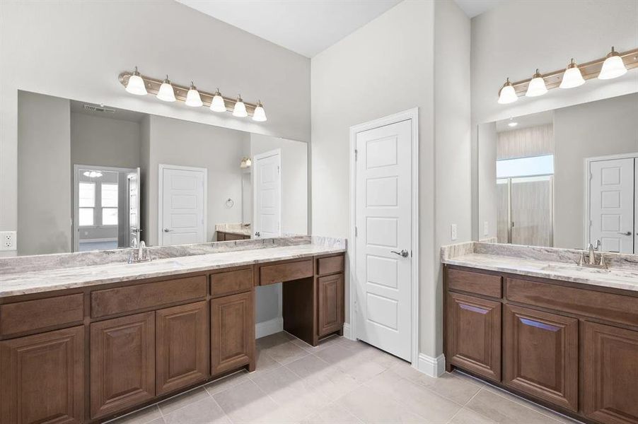 Furnished interior view inside a new home in Estates At Baker Park, Sherman (Image 6).