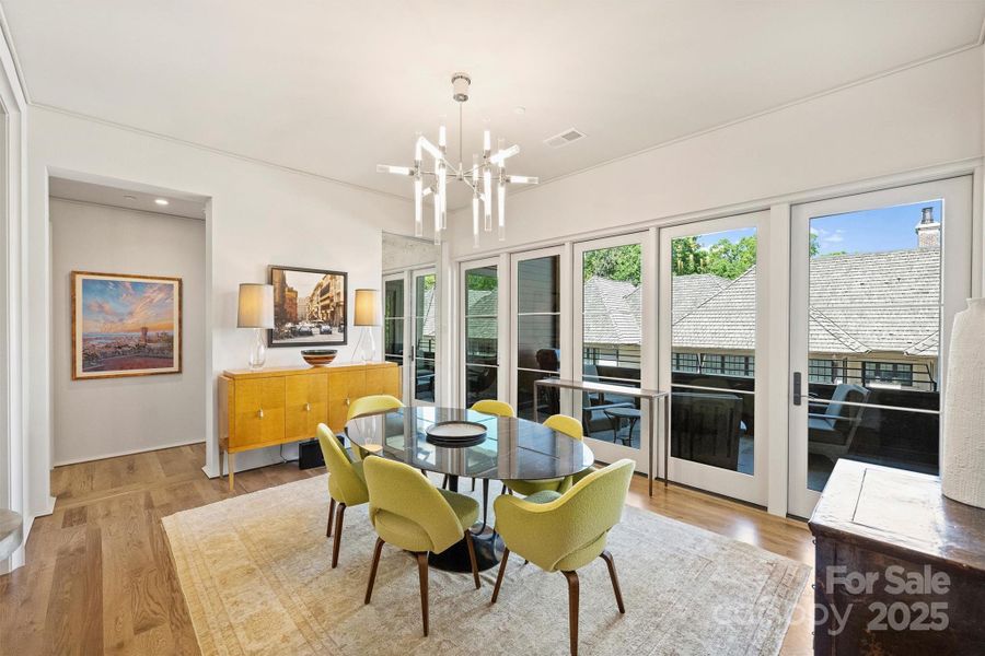 Furnished interior view inside a new home in , Charlotte (Image 20).