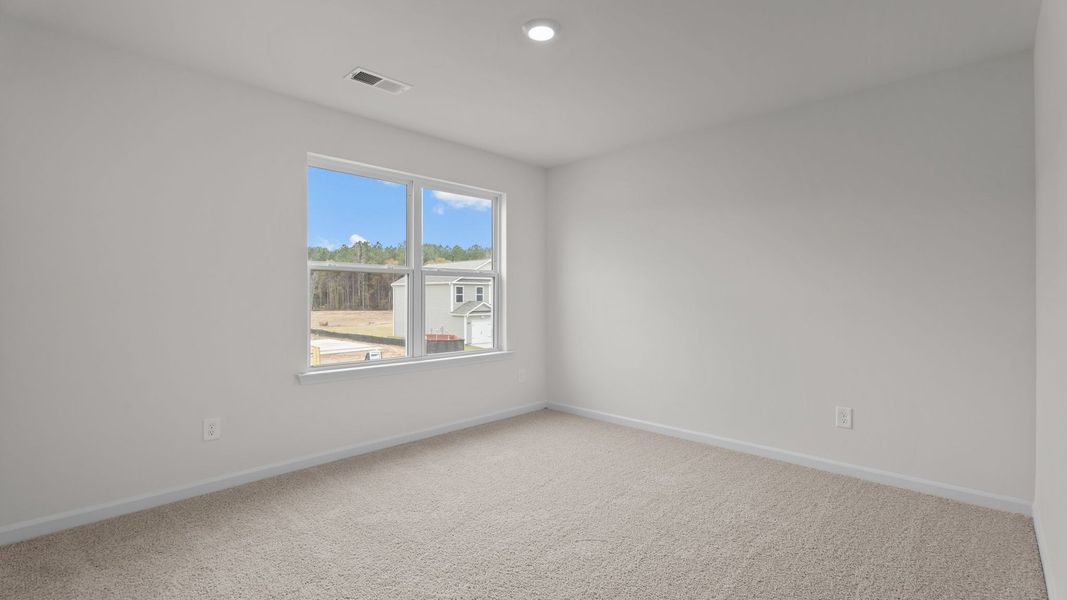 Representative unfurnished interior of a home built from the Rachel by D.R. Horton in Hobbs Farm, Ayden (Image 25).