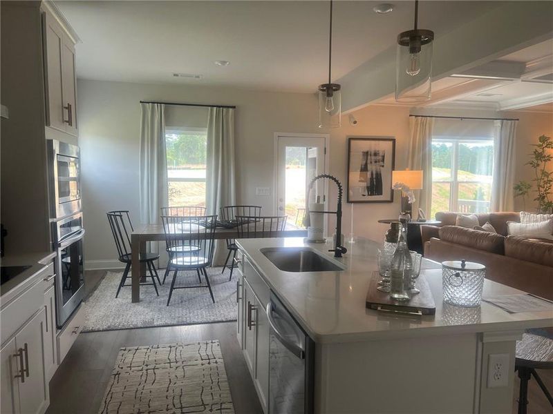 Furnished interior view inside a new home in Crofton Place Enclave, Snellville (Image 17).