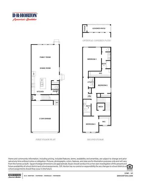 2D floor plan layout of this home in Murphy Village, Missouri City, TX (Image 4).