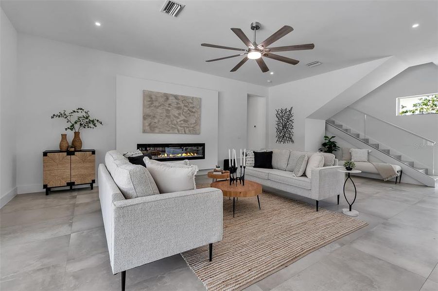 Furnished interior view inside a new home in , Sarasota (Image 14).