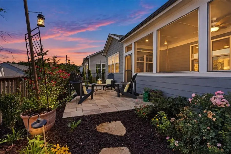 Exterior details and patio area of a home in , Canton (Image 4).