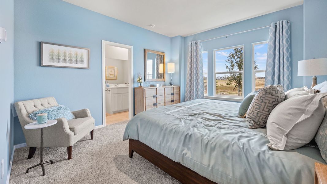 Furnished interior view inside a new home in Orchard Village, Fort Worth (Image 11).