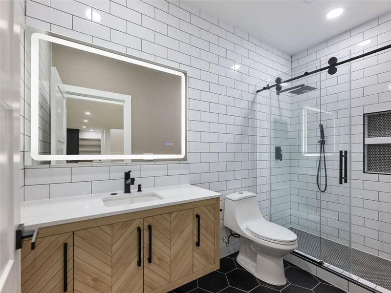 Furnished interior view inside a new home in , Cumming (Image 49).