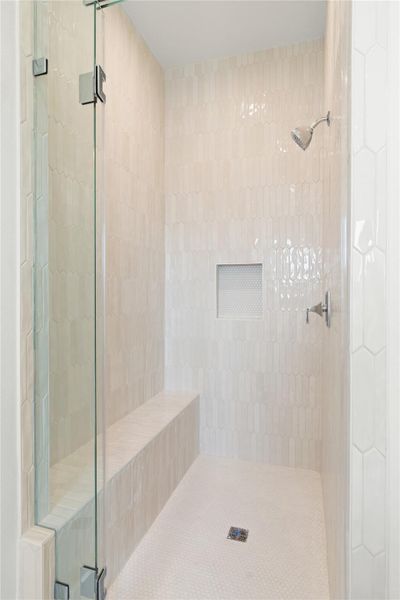 Close-up of interior finishes inside a home in , Houston (Image 11).