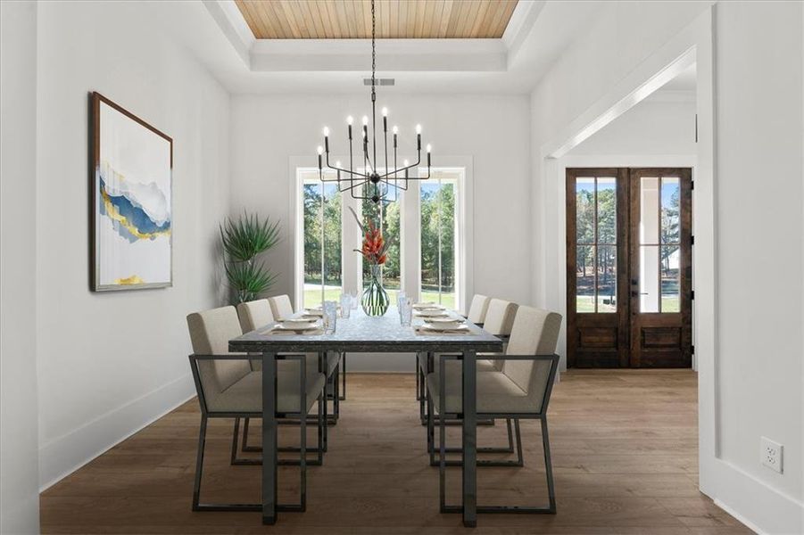 Furnished interior view inside a new home in , Eatonton (Image 6). Furnished interior view inside a new home in , Eatonton (Image 6).