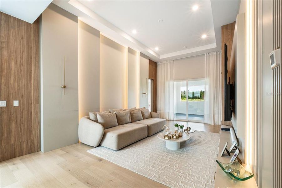 Furnished interior view inside a new home in Bella Collina, Montverde (Image 45).