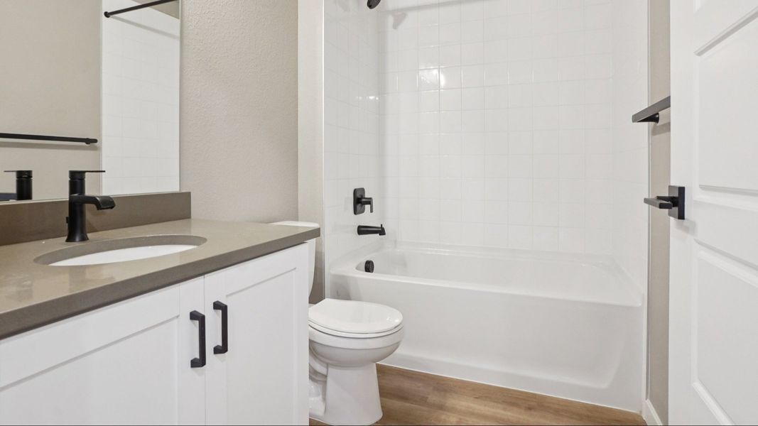 Furnished interior view inside a new home in Windler Townhomes, Aurora (Image 22).