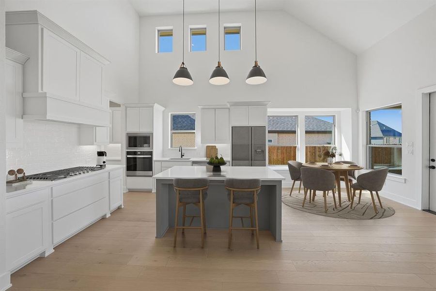 Furnished interior view inside a new home in Tavolo Park, Fort Worth (Image 13).