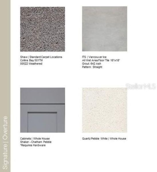 Sample of building materials used in homes in The Townhomes at Azario Lakewood Ranch, Bradenton (Image 17). Sample of building materials used in homes in The Townhomes at Azario Lakewood Ranch, Bradenton (Image 17).