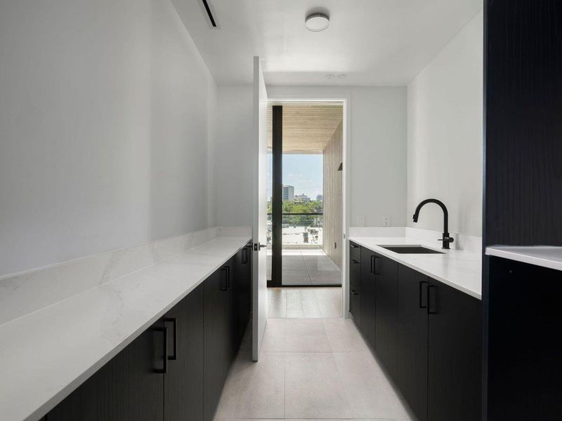 Furnished interior view inside a new home in The Colorfield, Austin (Image 11).