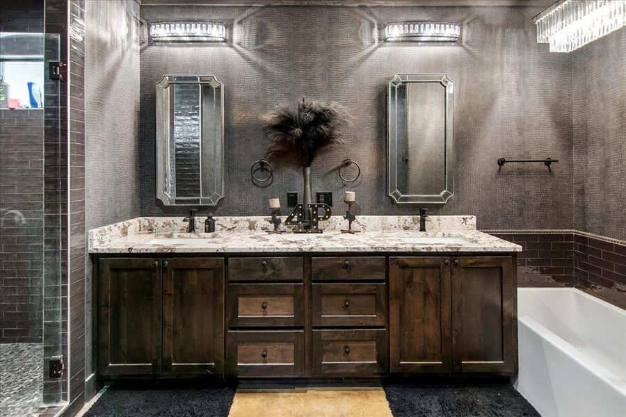 Furnished interior view inside a new home in , Kingsland (Image 10).