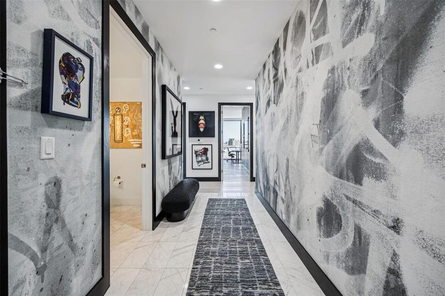 Furnished interior view inside a new home in , Dallas (Image 27). Furnished interior view inside a new home in , Dallas (Image 27).