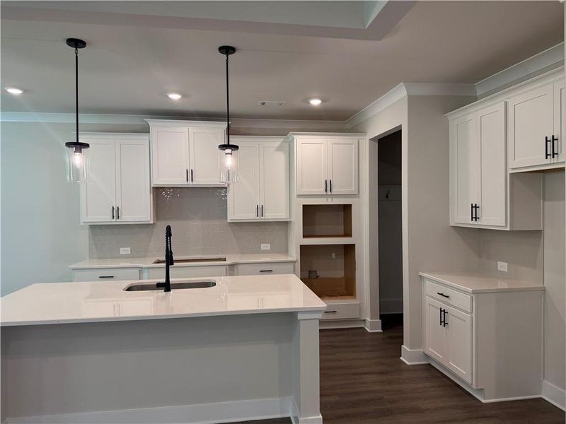 Furnished interior view inside a new home in Rosewood Lake Estates, Hoschton (Image 8).