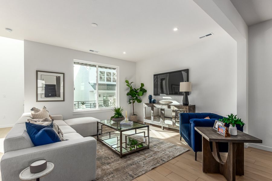 Furnished interior view inside a new home in Parkside at Victory Ridge, Colorado Springs (Image 11).