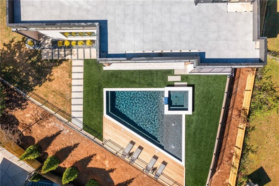 Exterior details and patio area of a home in , Atlanta (Image 45). Exterior details and patio area of a home in , Atlanta (Image 45).