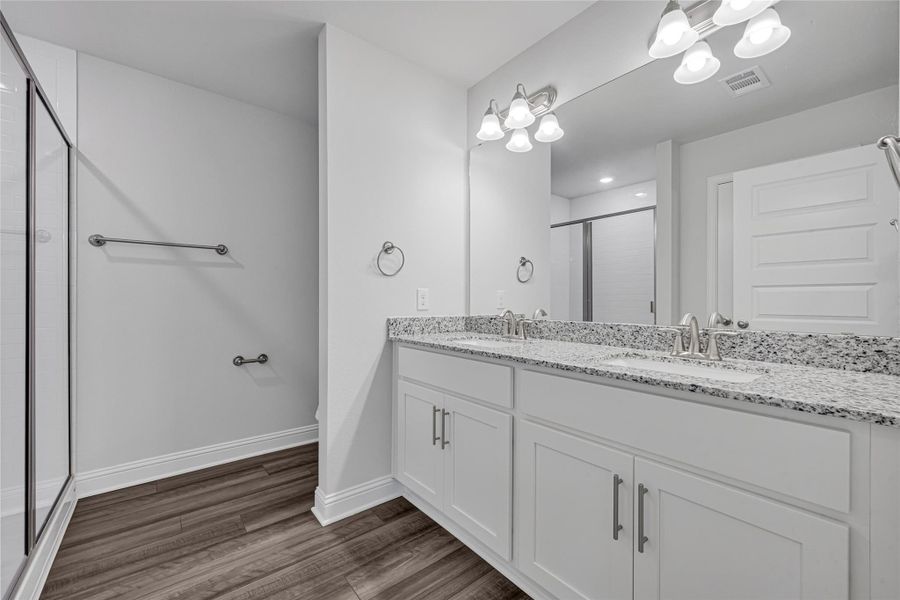 Furnished interior view inside a new home in Stonebrooke, Conroe (Image 3).
