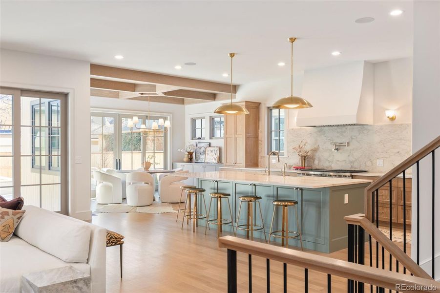 Furnished interior view inside a new home in , Denver (Image 33).