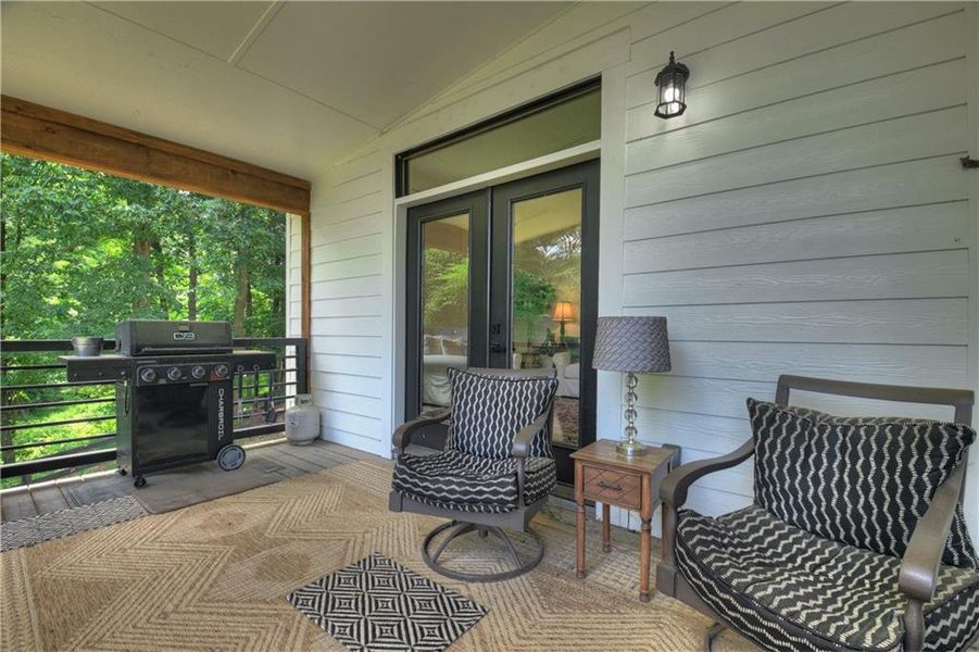 Exterior details and patio area of a home in , Ellijay (Image 4). Exterior details and patio area of a home in , Ellijay (Image 4).