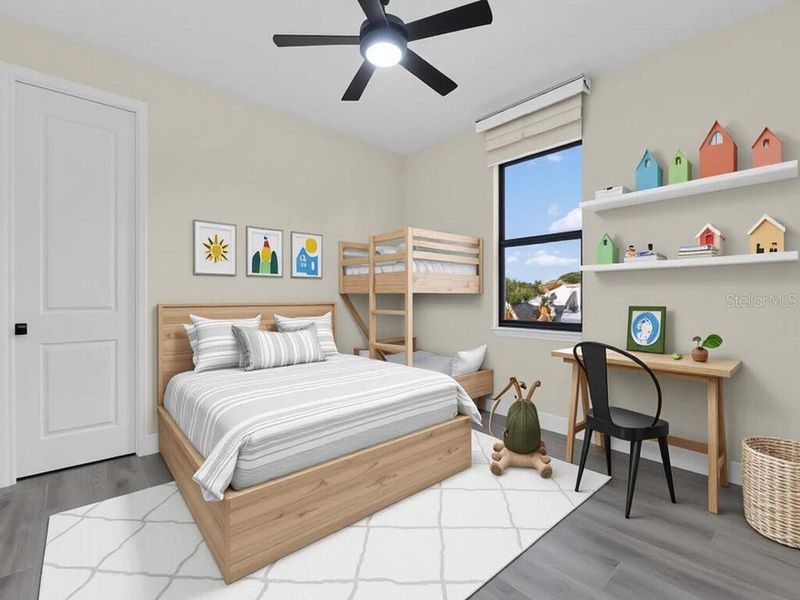 Furnished interior view inside a new home in , Cape Coral (Image 15).