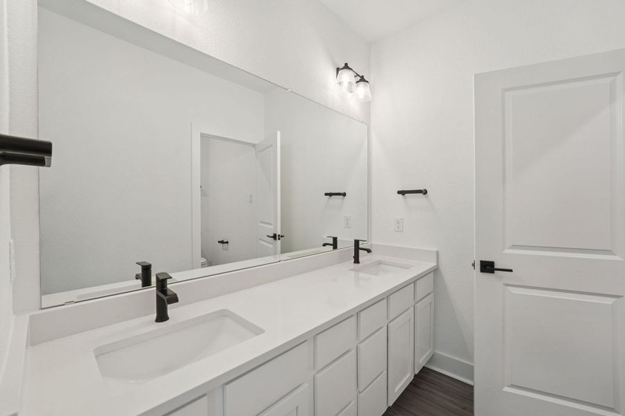 Furnished interior view inside a new home in Avery Centre, Round Rock (Image 7).