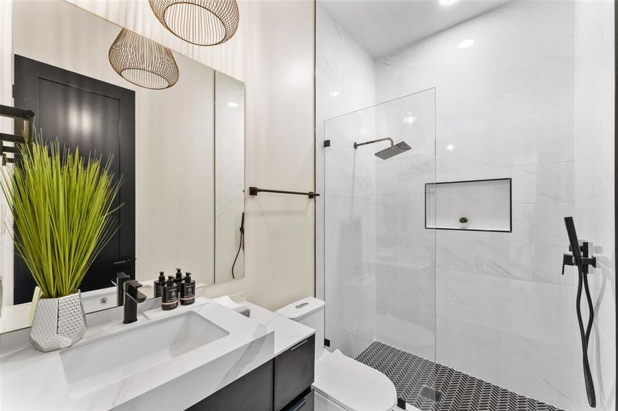 Furnished interior view inside a new home in , Dallas (Image 9). Furnished interior view inside a new home in , Dallas (Image 9).