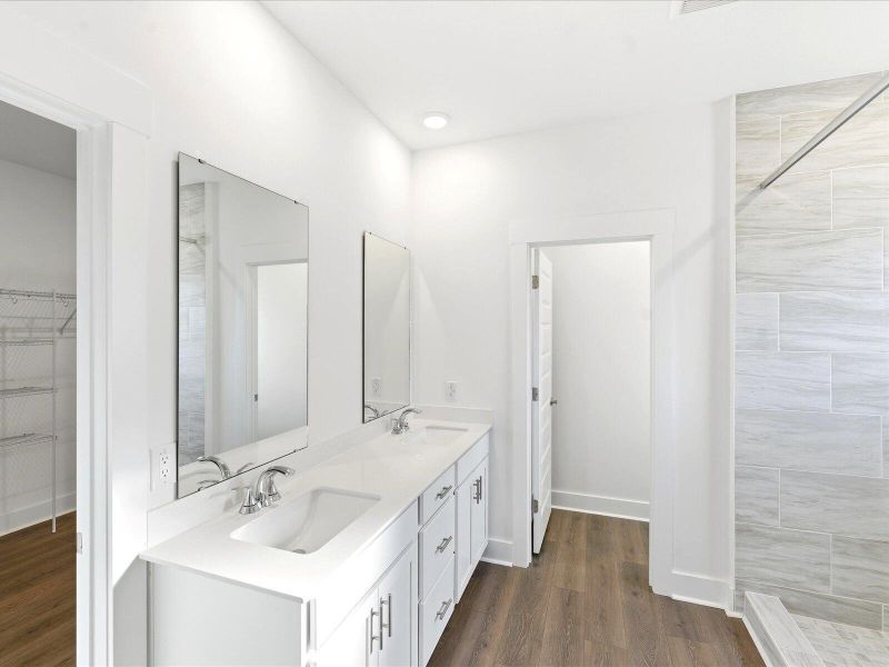 Furnished interior view inside a new home in The Coves at Lakes of Cane Bay II, Summerville (Image 10).