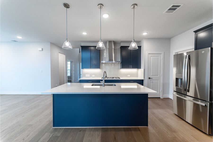 Furnished interior view inside a new home in Lariat, Liberty Hill (Image 5).