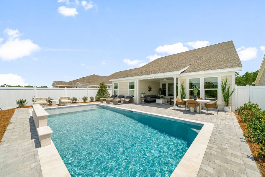 Representative exterior photo of a completed home built from the Ivy by Fischer Homes in Twin Lakes, Hoschton, GA (Image 25).