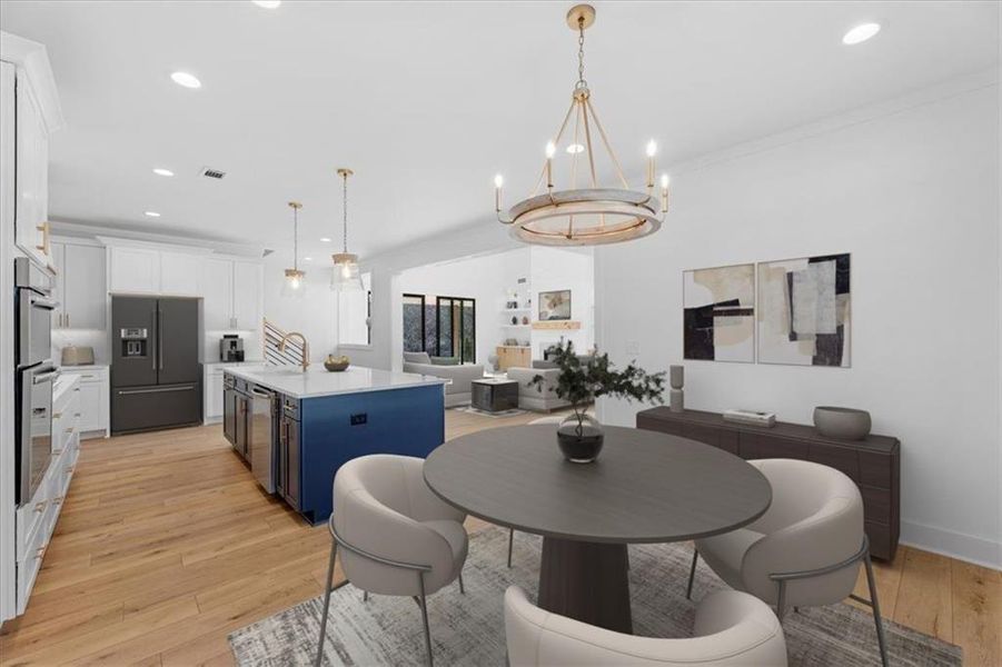 Furnished interior view inside a new home in , Gainesville (Image 15).